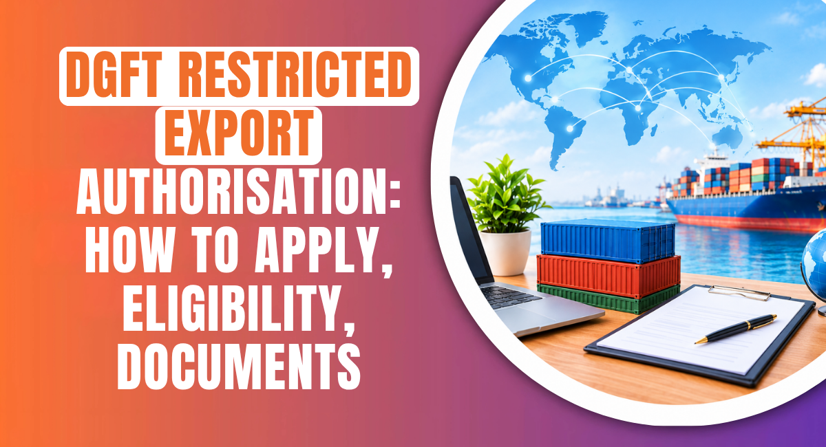 DGFT Restricted Export Authorisation